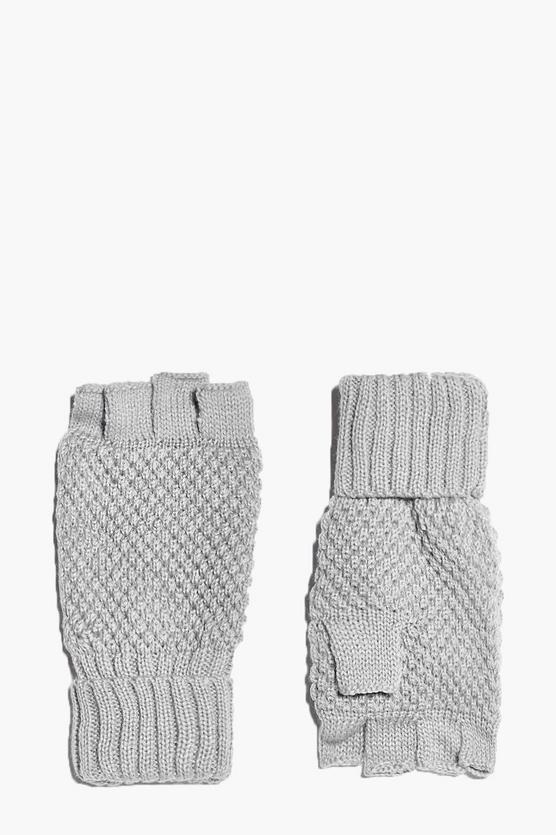 Abigail Cable Knit Fingerless Gloves